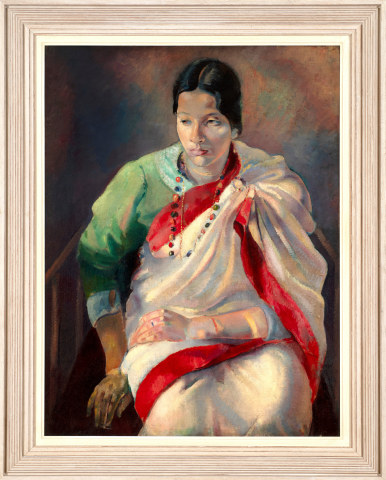 Clara Klinghoffer, Portrait of the artist Pratima Devi Tagore (1893-1969)