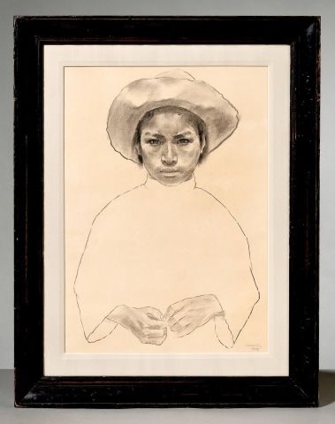 Franz Anton Griessler (Austrian, 1897-1974), Indio Boy, 1950