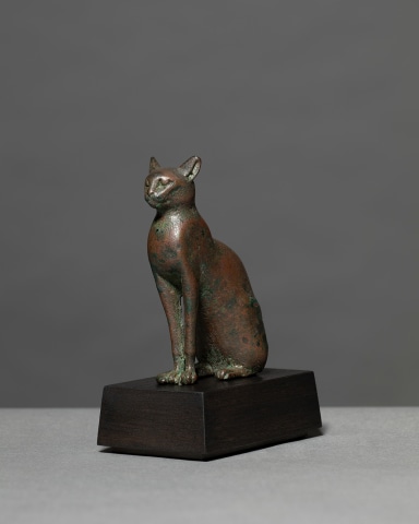 Egyptian cat, Late Dynastic Period, 26th Dynasty, c.664-525 BC