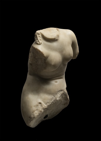 Roman torso of Isis-Aphrodite, Probably Alexandria, c.1st century BC