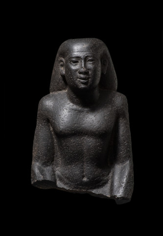 Egyptian bust of Djed-Hor-Iuf-Ankh, Late Dynastic Period, 26th Dynasty, c.664-525 BC