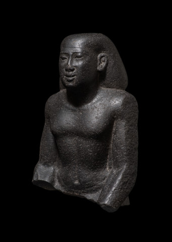 Egyptian bust of Djed-Hor-Iuf-Ankh, Late Dynastic Period, 26th Dynasty, c.664-525 BC