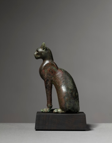 Egyptian cat, Late Dynastic Period, 26th Dynasty, c.664-525 BC
