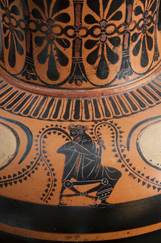 Greek black-figure eye amphora, Athens, c.530-520 BC, manner of the Antimenes Painter