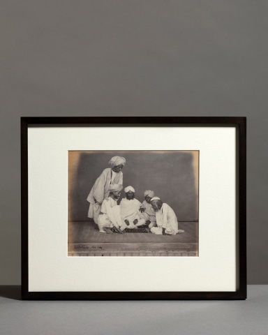 Charles Shepherd and Arthur Robertson, Muslim men playing chess, c.1860-3