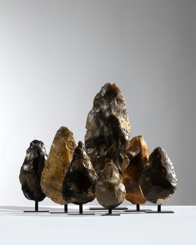 Acheulean ovate Handaxe, British, Lower Palaeolithic, c.400,000 BC, found in Kent