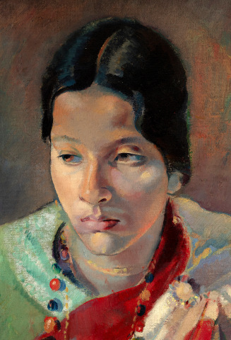 Clara Klinghoffer, Portrait of the artist Pratima Devi Tagore (1893-1969)