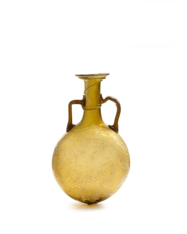 94. Pilgrim flask, Rome, 4th century AD