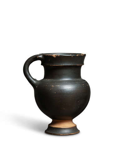 Greek black-glaze mug, South Italy, Campania, c.325-300 BC