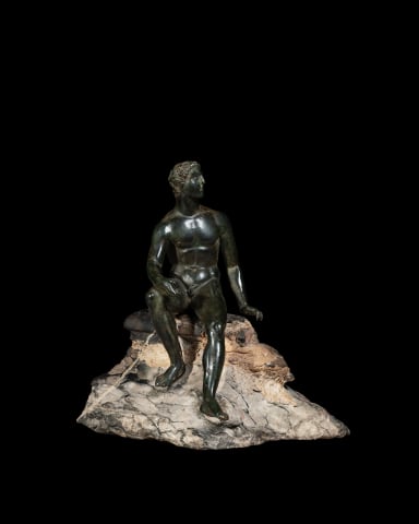 Roman seated Mercury, 1st century AD
