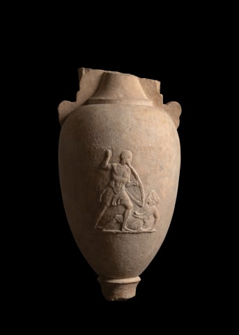 Greek loutrophoros, Athens, 1st half of the 4th century BC