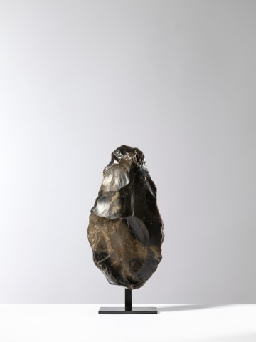 Acheulean knapped handaxe, British, Lower Palaeolithic, c.400,000 BC, found in Kent