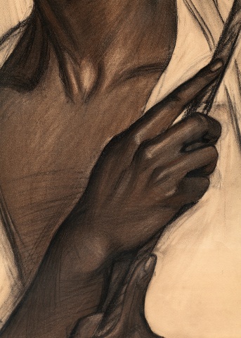Ana María Giménez Cerra (Spanish, b.1900-?), Study of a Fisherman for the painting 'Trabajadores del Mar'', c.1925