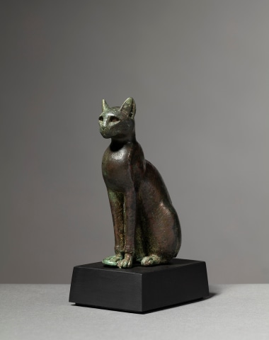 Egyptian cat, Late Dynastic Period, 26th Dynasty, c.664-525 BC