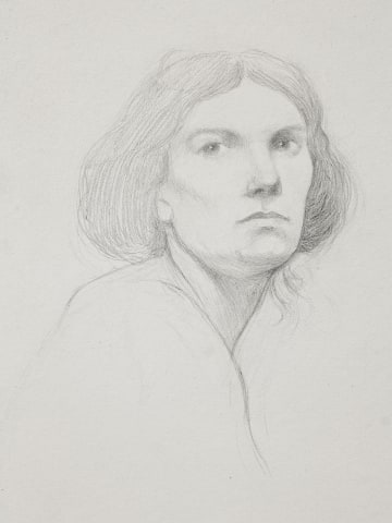Bernard Boutet de Monvel (French, 1881-1949), Head study of a young woman