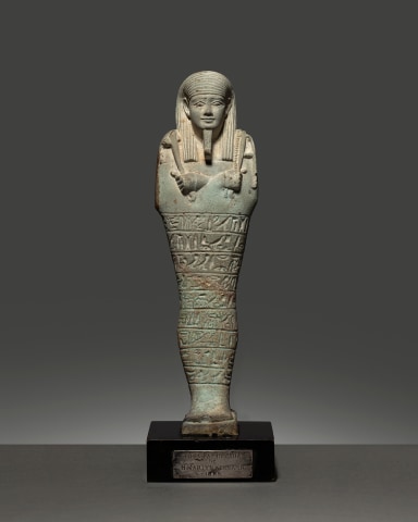 Egyptian shabti for Horoudja, Late Dynastic Period, 30th Dynasty, c.380-343 BC