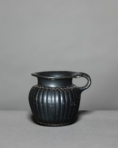 Greek black-glaze mug, South Italy, c.4th century BC