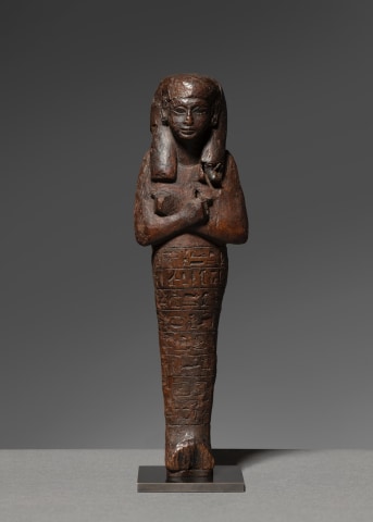 Egyptian shabti a priest of the god Min, New Kingdom, Late 18th Dynasty, c.1350 BC