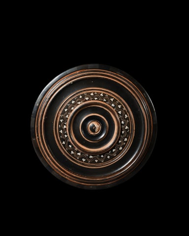 Greek black-glaze pyxis, South Italy, Campania, Teano Ware, c.330-300 BC