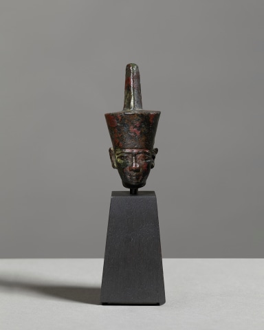 Egyptian head of the Goddess Neith, Late Dynastic Period, 26th Dynasty, 664-525 BC