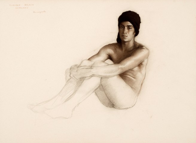 Claudio Bravo, Male Nude, Marrakesh, 1975