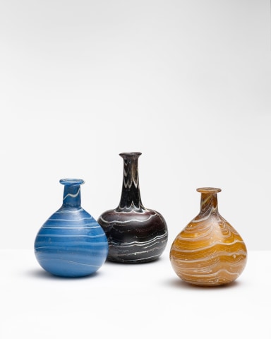 20. Roman marbled bottle, 1st century AD