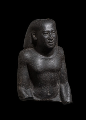 Egyptian bust of Djed-Hor-Iuf-Ankh, Late Dynastic Period, 26th Dynasty, c.664-525 BC