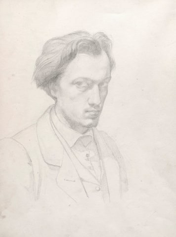 Alexandre-Louis Leloir, 10. Self-Portrait, c.1860-3