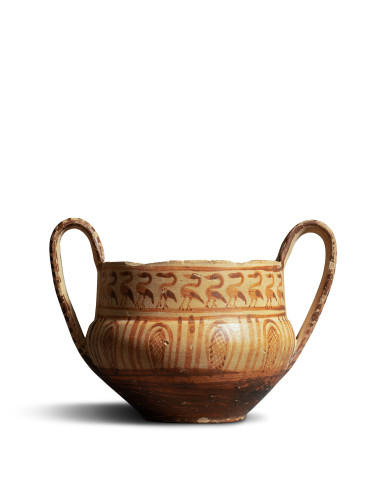 Greek kantharos, Late Geometric Period, c.8th-7th century BC