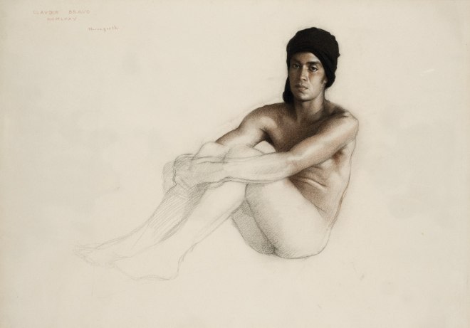Claudio Bravo, Male Nude, Marrakesh, 1975
