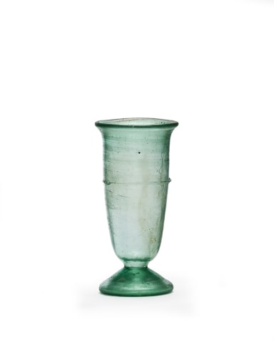 82. Roman stemmed beaker, c.1st-3rd century AD