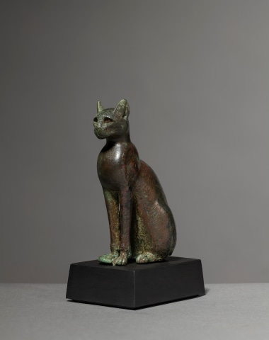 Egyptian cat, Late Dynastic Period, 26th Dynasty, c.664-525 BC