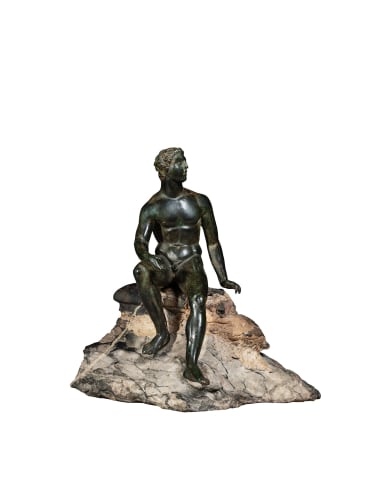 Roman seated Mercury, 1st century AD