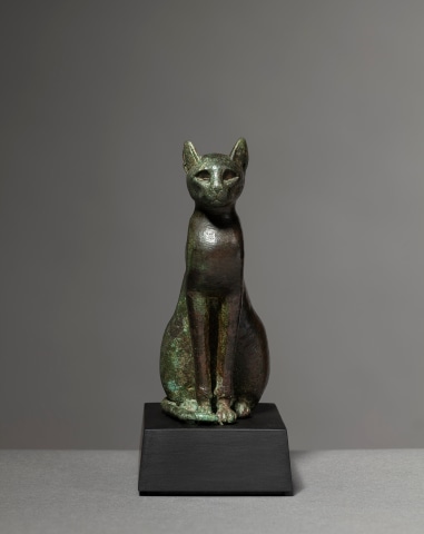 Egyptian cat, Late Dynastic Period, 26th Dynasty, c.664-525 BC