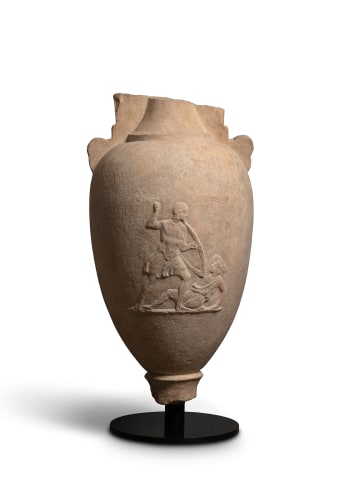 Greek loutrophoros, Athens, 1st half of the 4th century BC