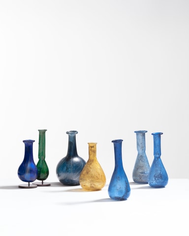 67. Roman marbled bottle, 1st century AD