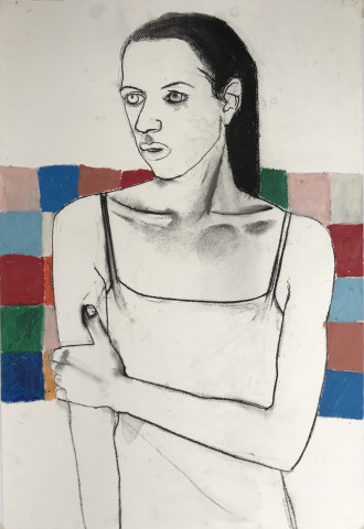 Suzy O'Mullane, Against the Tiles (unframed), 2021
