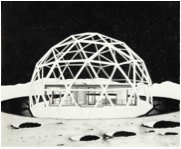 George Bolster, Proposition 1: Moon Museum of Architecture featuring The Glass House by Philip Johnson, 2017., 2017