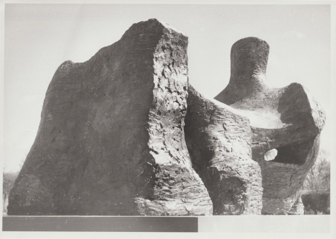 Henry Moore, 2 Piece Reclining Figure No. 2, 1960