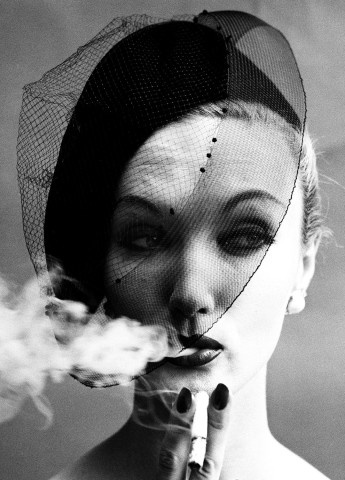 William Klein, Smoke + Veil, Paris (Vogue), 1958