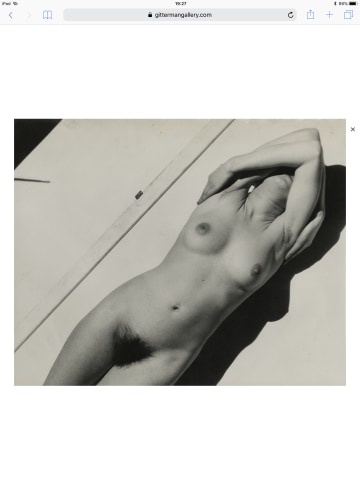 Roger Parry, Nude (Assia), 1930-31