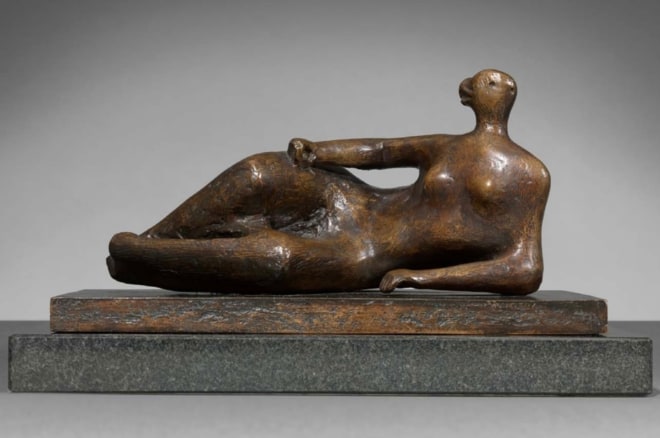 Henry Moore, 1986 Reclining Woman No. 2, 1980