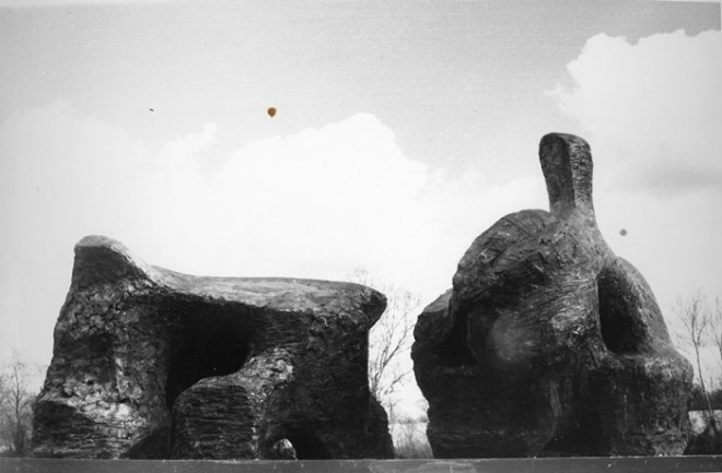 Henry Moore, Two Piece reclining figure No.2, 1960