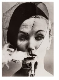 William Klein, SMOKE + VEIL, PARIS (VOGUE), 1958, 1958