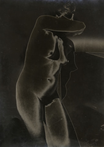Marcel Bovis, Solarized nude, C.1936