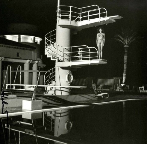 Helmut Newton, Diving Tower, old beach hotel, Monte Carlo, 1981