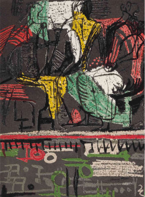 Henry Moore, Three Figures, 1947 / 1989