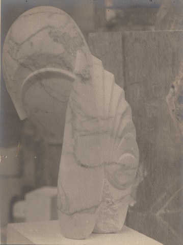 Constantin Brancusi, Mlle Pogany II, vue de profil * Master, 1920