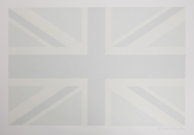Sir Peter Blake, Union Flag (Greyscale), 2016