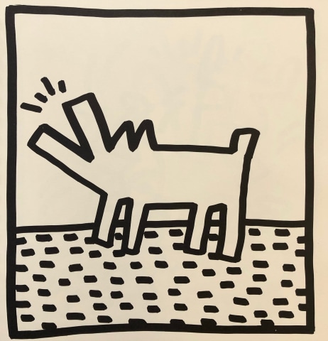 Keith Haring, Plate 3, Tony Shafrazi Gallery exhibition catalogue, 1982